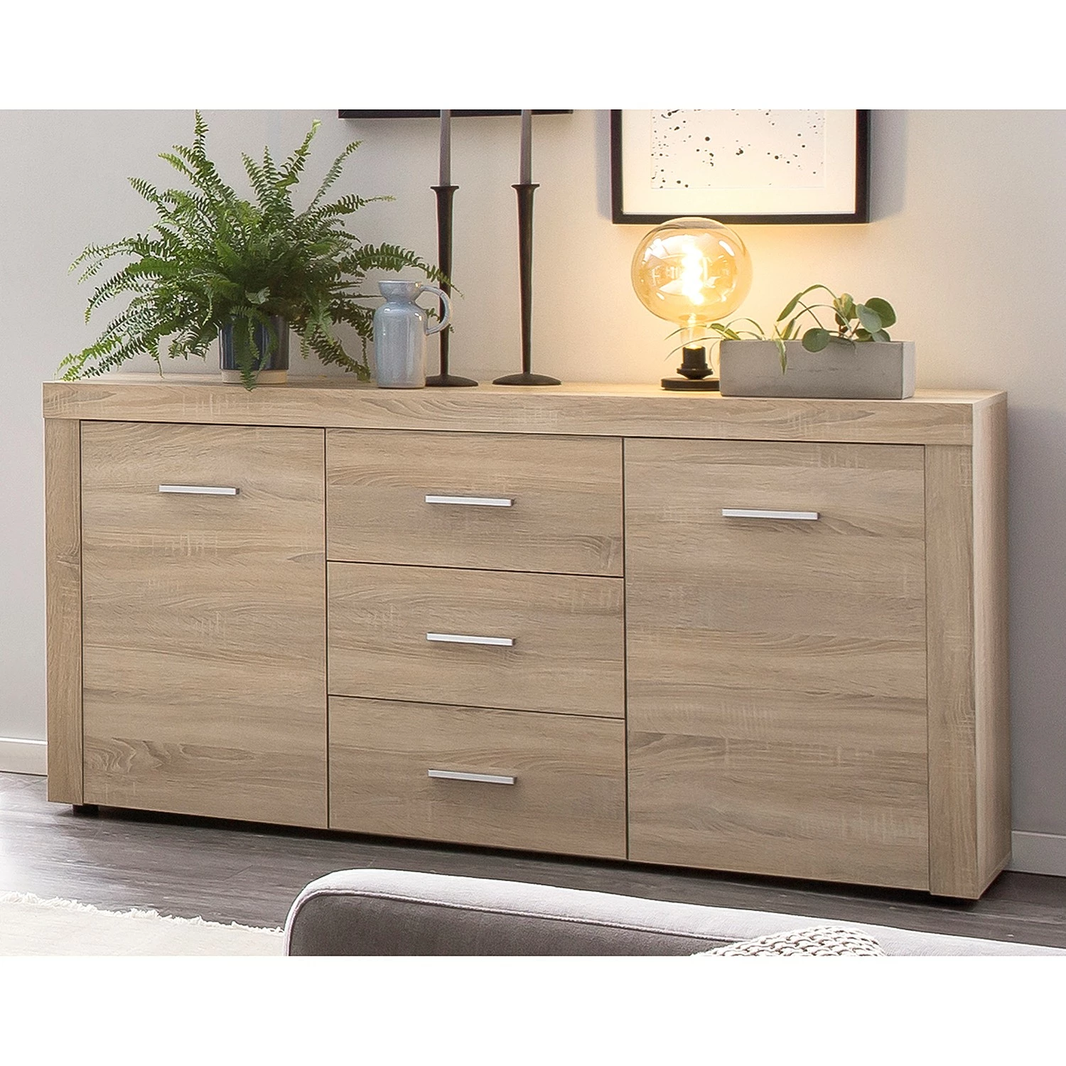 Loftscape Sideboard Vierzon - Eiche Sonoma Dekor 3 Loftscape Sideboard Vierzon - Eiche Sonoma Dekor – Bild 3