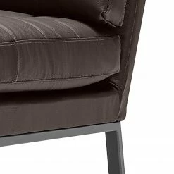 Studio Copenhagen Sessel Chilli - Echtleder Seija: Dunkelbraun - Grau -WOHNZIMMERMÖBEL Verkäufe 1000238768 210121 14444500061 DETAILS P000000001000238768