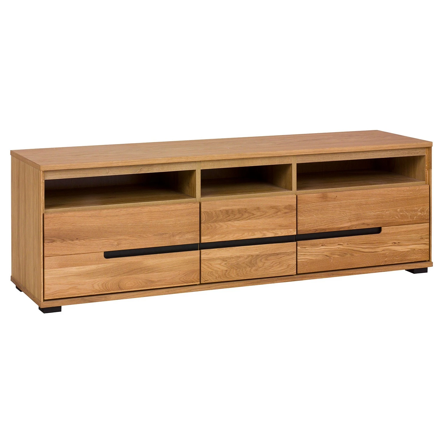 Naturoo TV-Lowboard Loray - Eiche teilmassiv 3 Naturoo TV-Lowboard Loray - Eiche teilmassiv – Bild 3