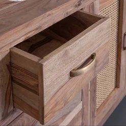 Naturoo Sideboard Rodern I - Sheesham massiv / Wiener Geflecht -WOHNZIMMERMÖBEL Verkäufe 1000239487 210108 13355000015 DETAILS P000000001000239487