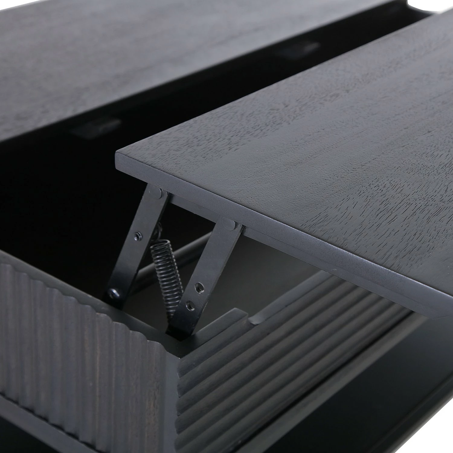 Red Living Couchtisch Soyons II - Akazie massiv / Metall - Akazie Schwarz / Schwarz 3 Red Living Couchtisch Soyons II - Akazie massiv / Metall - Akazie Schwarz / Schwarz – Bild 3