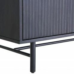 Red Living Sideboard Soyons - Akazie massiv / Metall - Schwarz / Gold -WOHNZIMMERMÖBEL Verkäufe 1000239501 210108 13372400061 DETAILS P000000001000239501