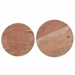 Naturoo Beistelltisch Valenton (2er-Set) - Akazie massiv / Rattan -WOHNZIMMERMÖBEL Verkäufe 1000239503 210108 13373400066 DETAILS P000000001000239503