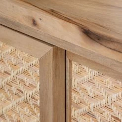 Naturoo Sideboard Rumilly - Rattangeflecht / Mango massiv -WOHNZIMMERMÖBEL Verkäufe 1000239527 210908 16520400028 DETAILS P000000001000239527