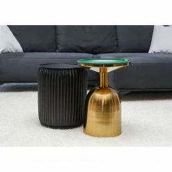 Red Living Beistelltisch Payzac III - Metall - Grün / Gold -WOHNZIMMERMÖBEL Verkäufe 1000239533 210108 13404200166 MOOD DETAILS P000000001000239533 mood