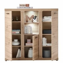 Loftscape Highboard Veynes - Inkl. Beleuchtung - Eiche Artisan Dekor -WOHNZIMMERMÖBEL Verkäufe 1000240115 201228 11365300004 DETAILS P000000001000240115