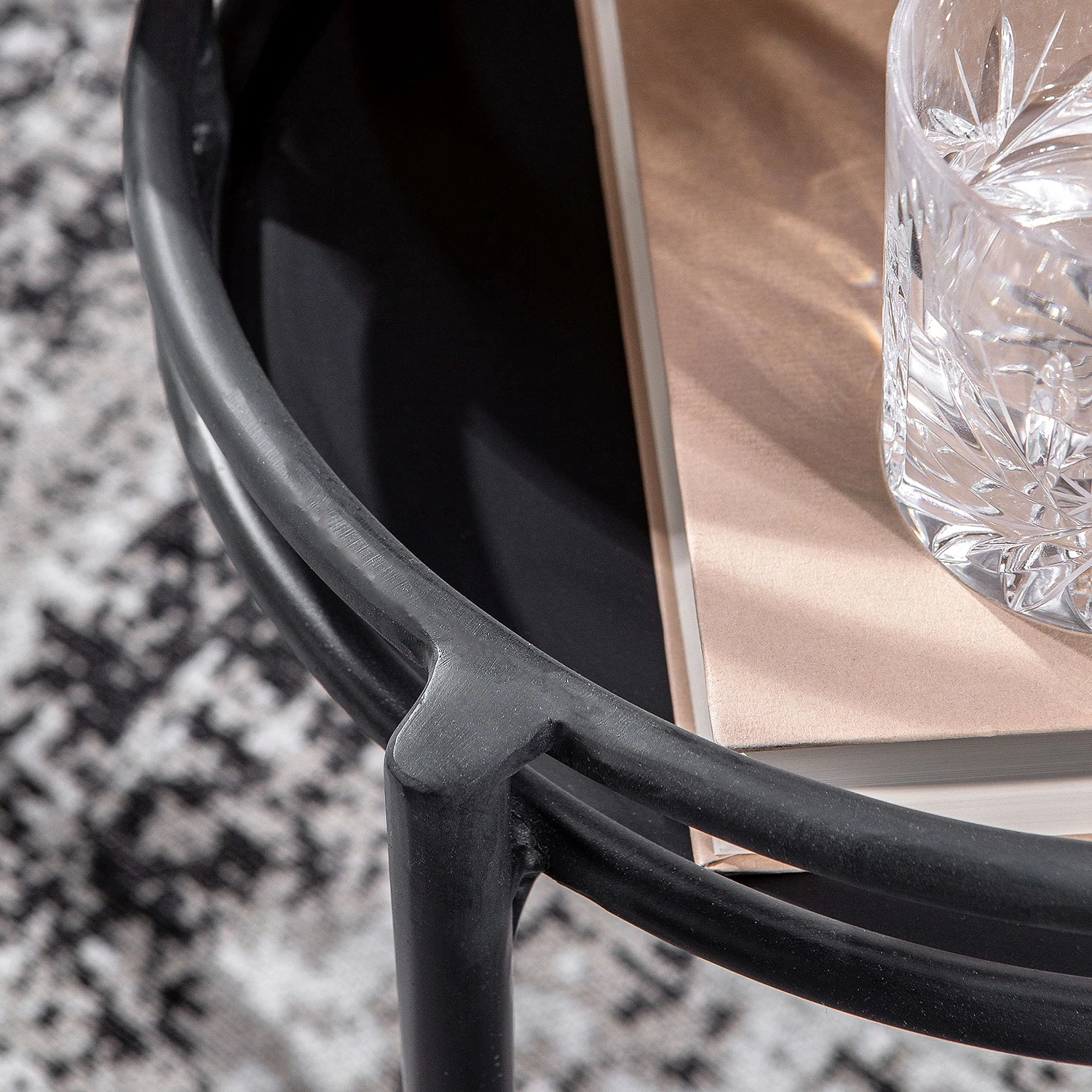 Red Living Beistelltisch Fenay III - Akazie massiv / Metall - Akazie / Schwarz 5 Red Living Beistelltisch Fenay III - Akazie massiv / Metall - Akazie / Schwarz – Bild 5