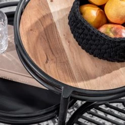 Red Living Beistelltisch Fenay III - Akazie massiv / Metall - Akazie / Schwarz 12 Red Living Beistelltisch Fenay III - Akazie massiv / Metall - Akazie / Schwarz -WOHNZIMMERMÖBEL Verkäufe 1000240804 210608 14180800011 MOOD DETAILS P000000001000240804 mood