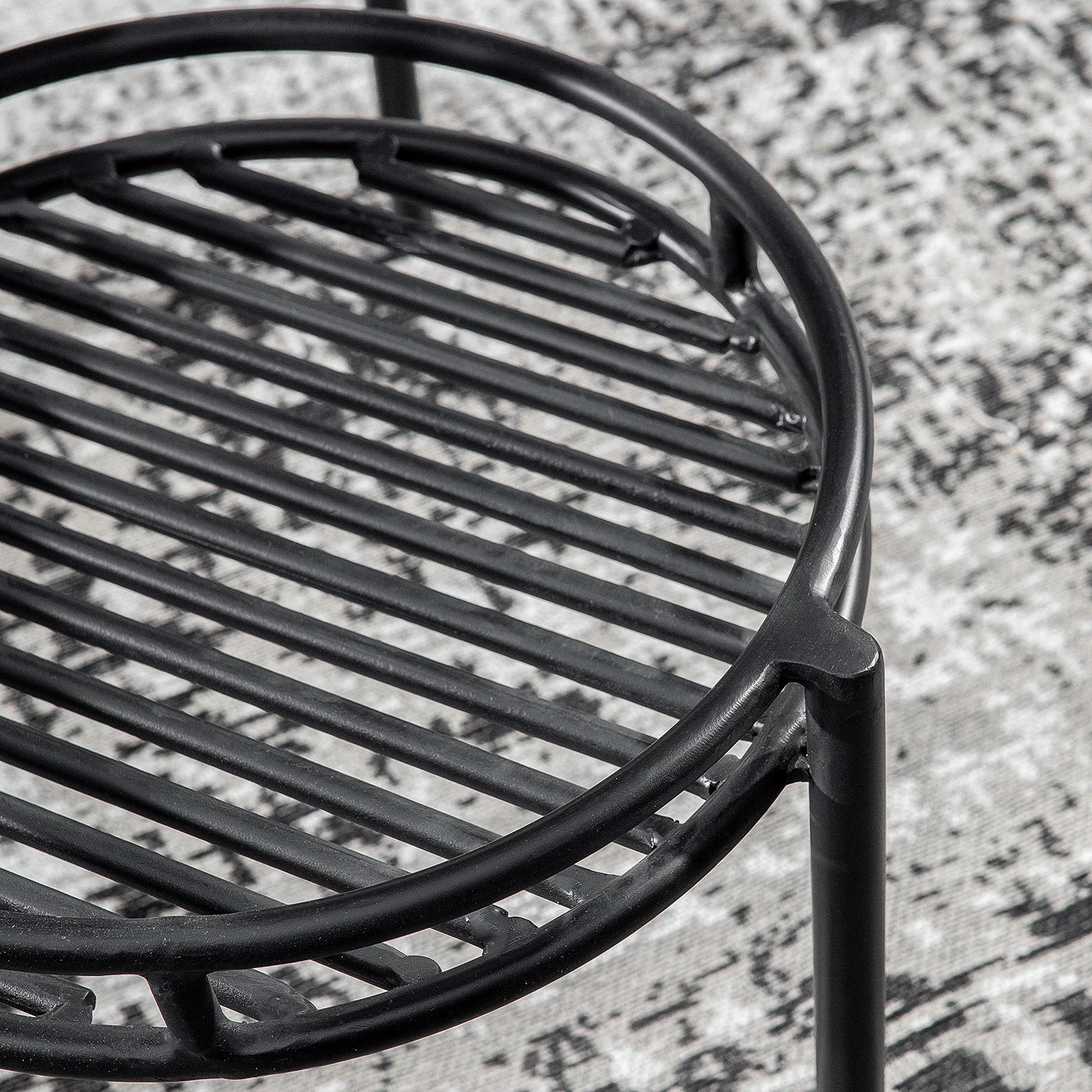 Red Living Beistelltisch Fenay III - Akazie massiv / Metall - Akazie / Schwarz 7 Red Living Beistelltisch Fenay III - Akazie massiv / Metall - Akazie / Schwarz – Bild 7