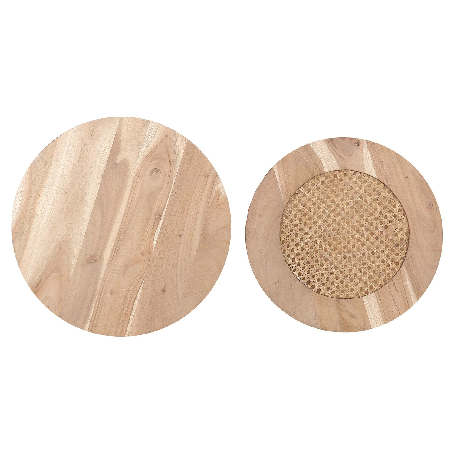 Red Living Beistelltisch Fenay IV (2er-Set) - Wiener Geflecht / Akazie massiv - Akazie / Schwarz 6 Red Living Beistelltisch Fenay IV (2er-Set) - Wiener Geflecht / Akazie massiv - Akazie / Schwarz – Bild 6