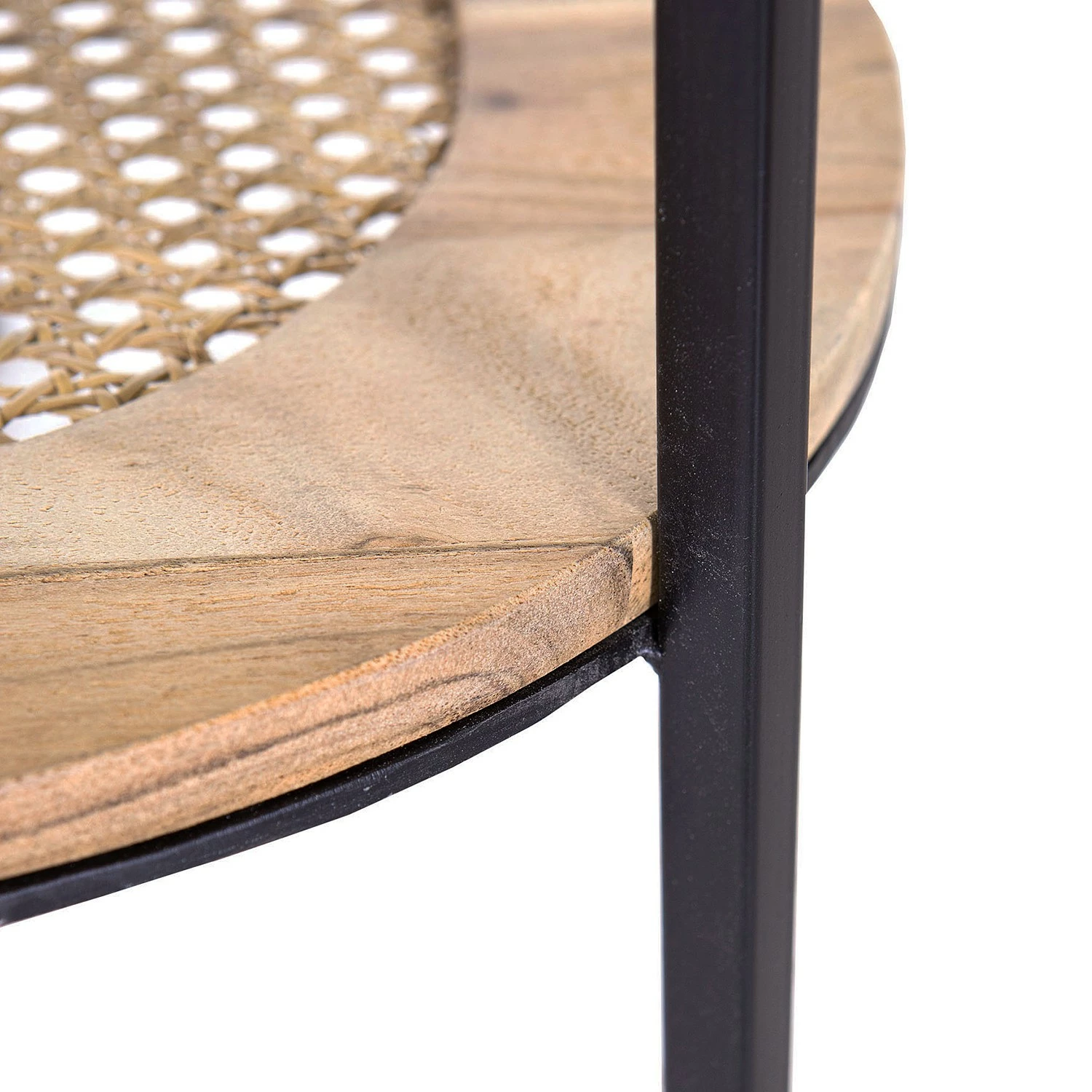 Red Living Beistelltisch Fenay IV (2er-Set) - Wiener Geflecht / Akazie massiv - Akazie / Schwarz 9 Red Living Beistelltisch Fenay IV (2er-Set) - Wiener Geflecht / Akazie massiv - Akazie / Schwarz – Bild 9