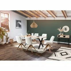 Naturoo Konsolentisch Soyans - Mango teilmassiv / Metall - Beige / Schwarz -WOHNZIMMERMÖBEL Verkäufe 1000240821 210909 15182900002 MOOD DETAILS P000000001000240821 mood