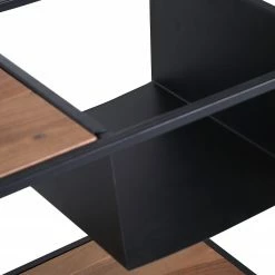 Red Living Couchtisch Fenay - Akazie massiv / Metall - Akazie / Schwarz -WOHNZIMMERMÖBEL Verkäufe 1000240834 210113 13422800198 DETAILS P000000001000240834