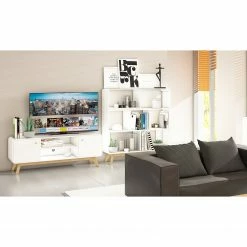 Norrwood Regal Chelan - Weiß -WOHNZIMMERMÖBEL Verkäufe 1000241461 210113 13493200006 MOOD DETAILS P000000001000241461 mood