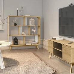 Norrwood Regal Chelan - Eiche Dekor -WOHNZIMMERMÖBEL Verkäufe 1000241493 210113 13500000016 MOOD DETAILS P000000001000241493 mood