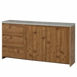 Red Living Sideboard Routot - Braun / Beton Dekor