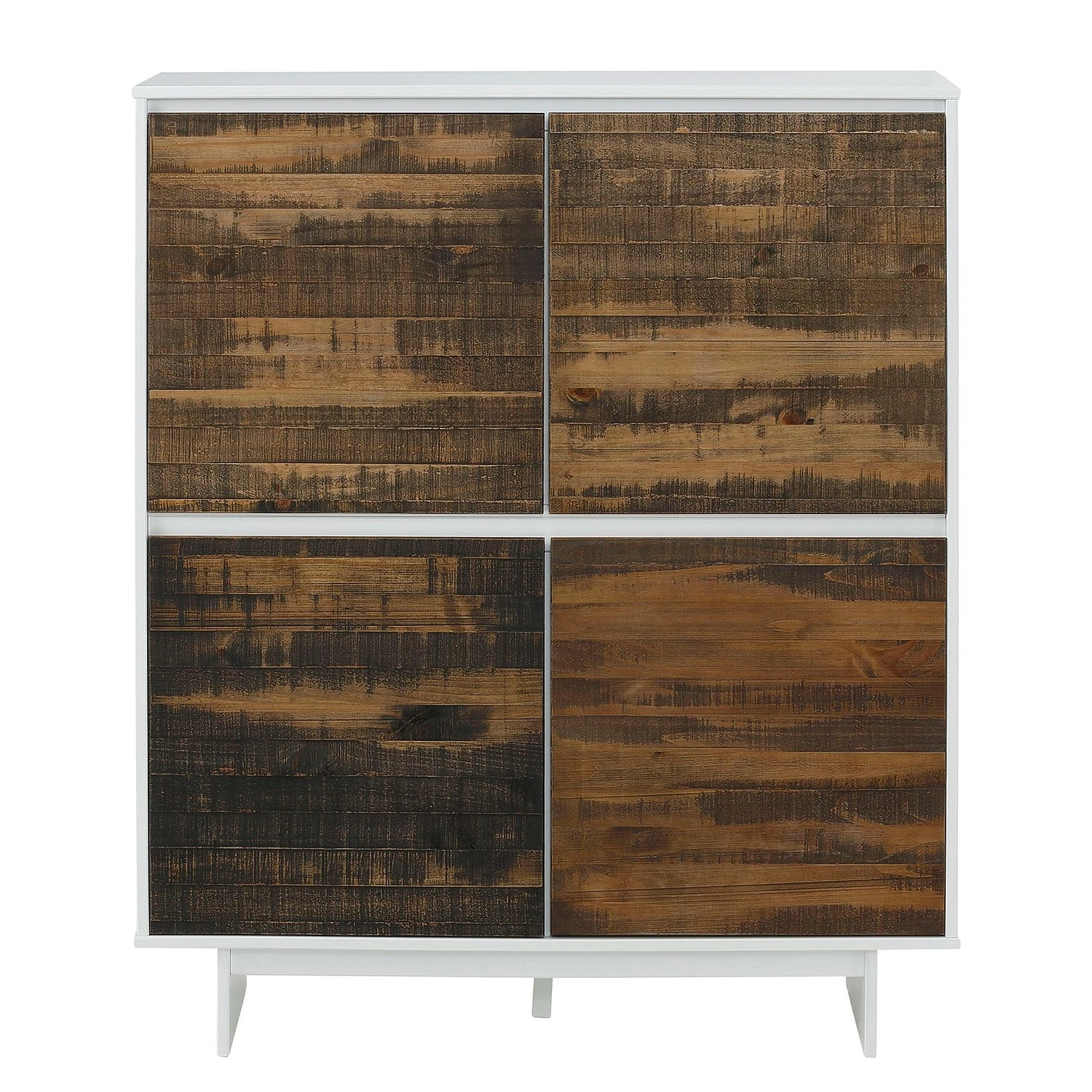 Loftscape Kommode Marnac I - Kiefer teilmassiv - Kiefer / Weiß 3 Loftscape Kommode Marnac I - Kiefer teilmassiv - Kiefer / Weiß – Bild 3