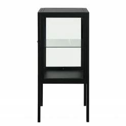 Loftscape Kommode Aregno - Glas / Metall - Schwarz -WOHNZIMMERMÖBEL Verkäufe 1000241511 210113 13514100090 DETAILS P000000001000241511