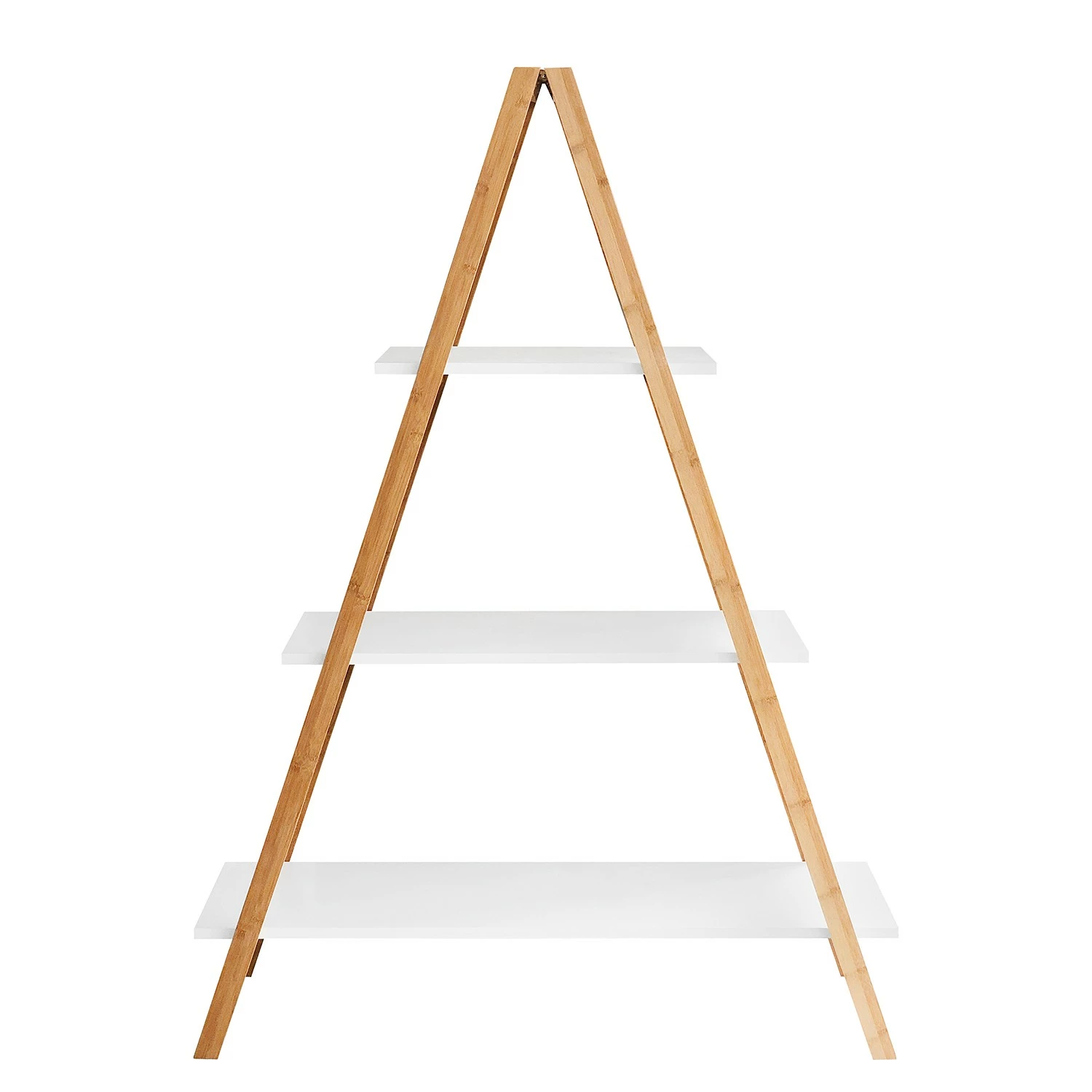 Mørteens Regal Tondern - Bambus teilmassiv - Weiß / Bambus 2 Mørteens Regal Tondern - Bambus teilmassiv - Weiß / Bambus – Bild 2