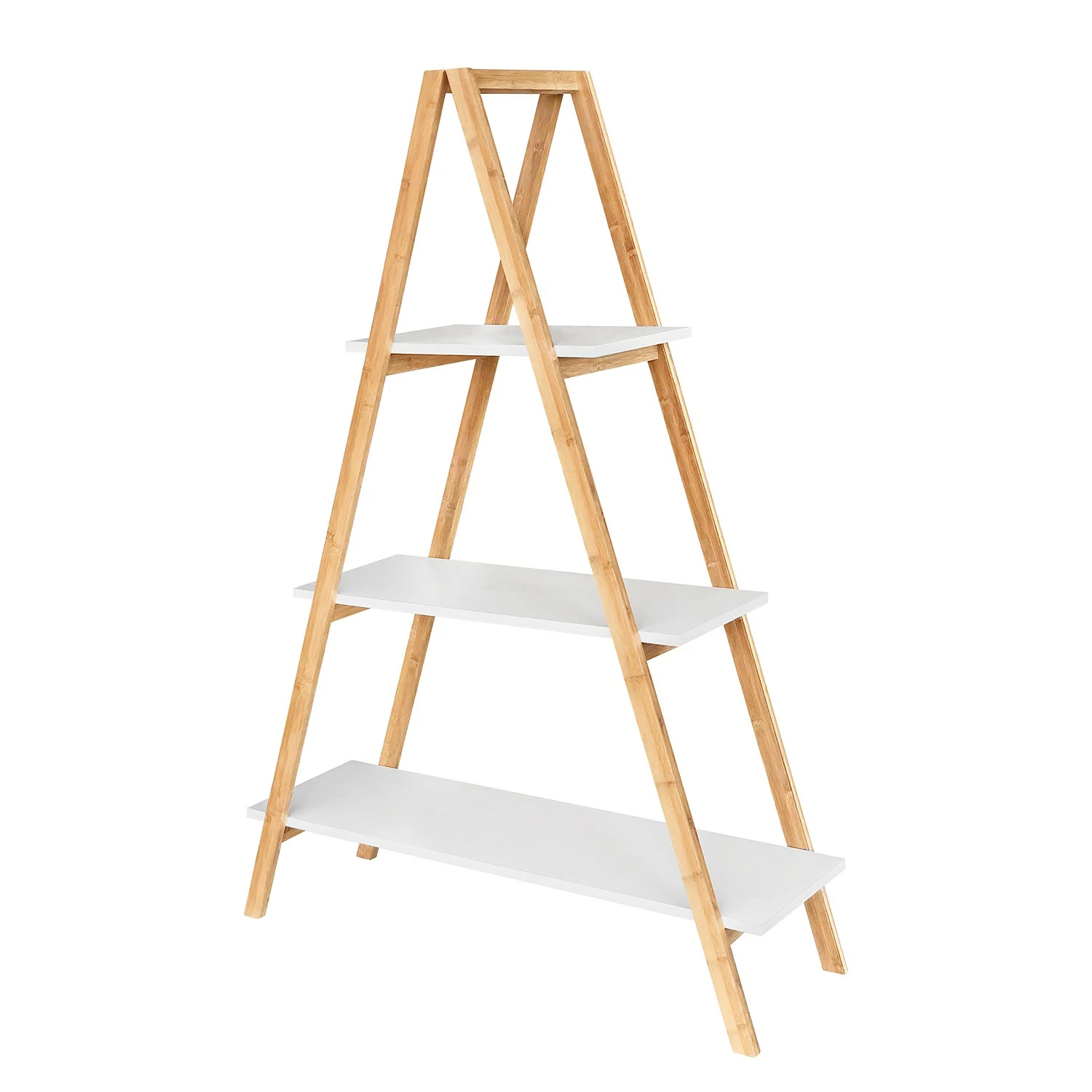 Mørteens Regal Tondern - Bambus teilmassiv - Weiß / Bambus 1 Mørteens Regal Tondern - Bambus teilmassiv - Weiß / Bambus