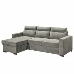 Loftscape Ecksofa Veuves - Microfaser - Microfaser Ranu: Schlamm