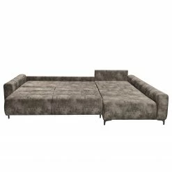 Loftscape Ecksofa Venouse - Samt - Samt Insa: Steingrau - Longchair davorstehend rechts -WOHNZIMMERMÖBEL Verkäufe 1000241693 210127 18194300532 DETAILS P000000001000241693