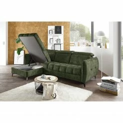 Loftscape Ecksofa Grillon - Samt - Samt Insa: Moosgrün -WOHNZIMMERMÖBEL Verkäufe 1000241734 210127 18335101009 MOOD DETAILS P000000001000241734 mood