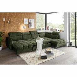 Loftscape Wohnlandschaft Grillon - Samt - Samt Insa: Moosgrün - Longchair davorstehend links / Ottomane rechts 19 Loftscape Wohnlandschaft Grillon - Samt - Samt Insa: Moosgrün - Longchair davorstehend links / Ottomane rechts -WOHNZIMMERMÖBEL Verkäufe 1000241735 210127 18341001020 MOOD DETAILS P000000001000241735 mood