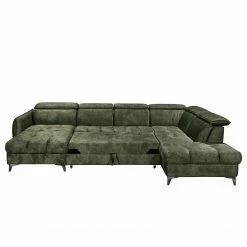 Loftscape Wohnlandschaft Grillon - Samt - Samt Insa: Moosgrün - Longchair davorstehend links / Ottomane rechts 21 Loftscape Wohnlandschaft Grillon - Samt - Samt Insa: Moosgrün - Longchair davorstehend links / Ottomane rechts -WOHNZIMMERMÖBEL Verkäufe 1000241735 210127 18341501022 DETAILS P000000001000241735