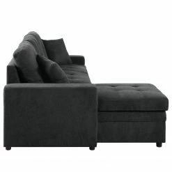 Loftscape Ecksofa Luglon - Webstoff - Anthrazit -WOHNZIMMERMÖBEL Verkäufe 1000242701 210929 141228000088 DETAILS P000000001000242701