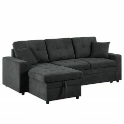 Loftscape Ecksofa Luglon - Webstoff - Anthrazit -WOHNZIMMERMÖBEL Verkäufe 1000242701 210929 141228000099 DETAILS P000000001000242701