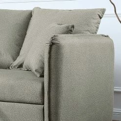 Loftscape Ecksofa Lillers - Webstoff - Hellgrau - Longchair davorstehend links -WOHNZIMMERMÖBEL Verkäufe 1000242710 210929 141229000121 DETAILS P000000001000242710