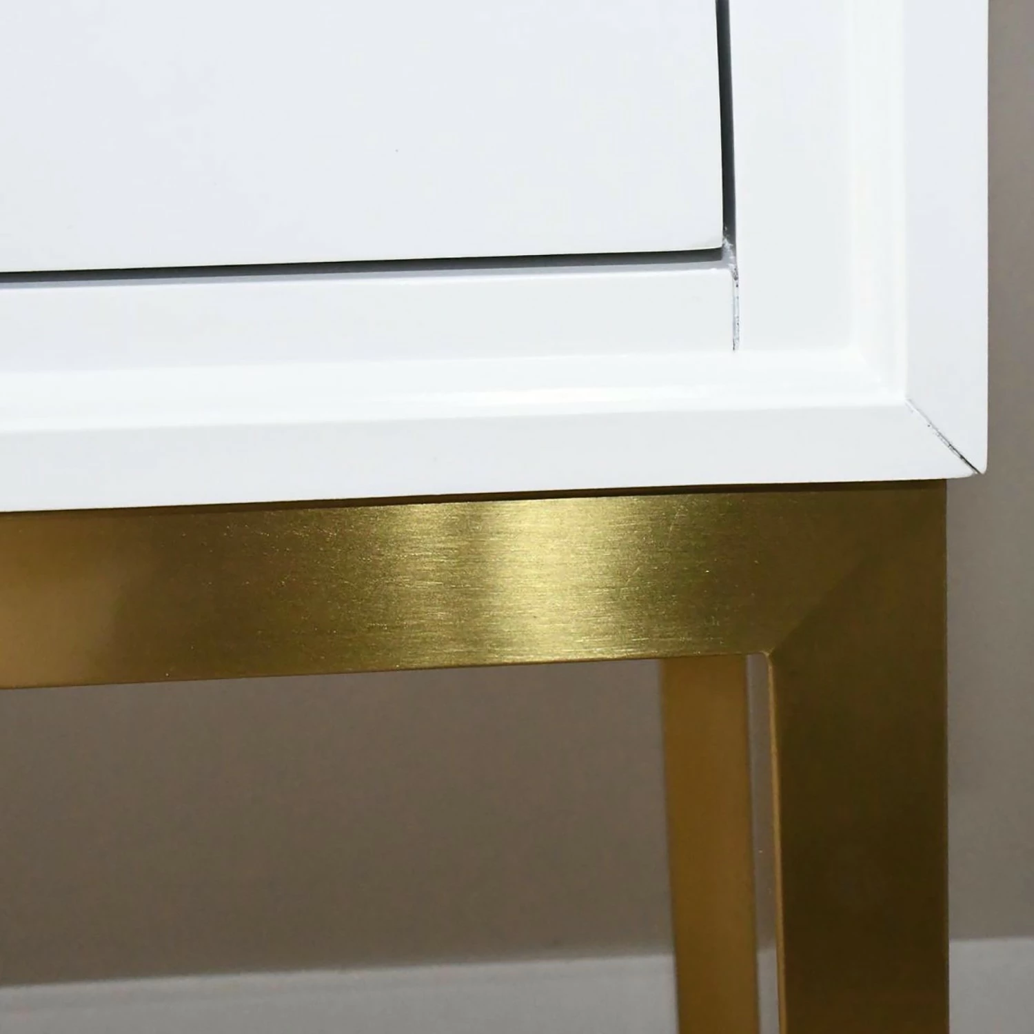 Red Living Konsolentisch Varades - Weiß / Gold 5 Red Living Konsolentisch Varades - Weiß / Gold – Bild 5