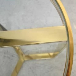 Loftscape Beistelltisch Riquier - Glas / Edelstahl - Gold -WOHNZIMMERMÖBEL Verkäufe 1000242721 210121 08153300055 DETAILS P000000001000242721