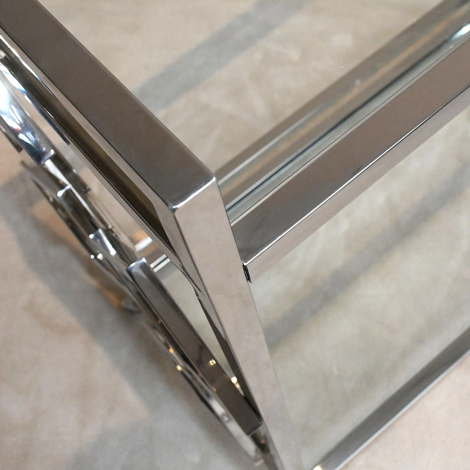 Loftscape Servierwagen Peillac - Glas / Edelstahl - Chrom 7 Loftscape Servierwagen Peillac - Glas / Edelstahl - Chrom – Bild 7