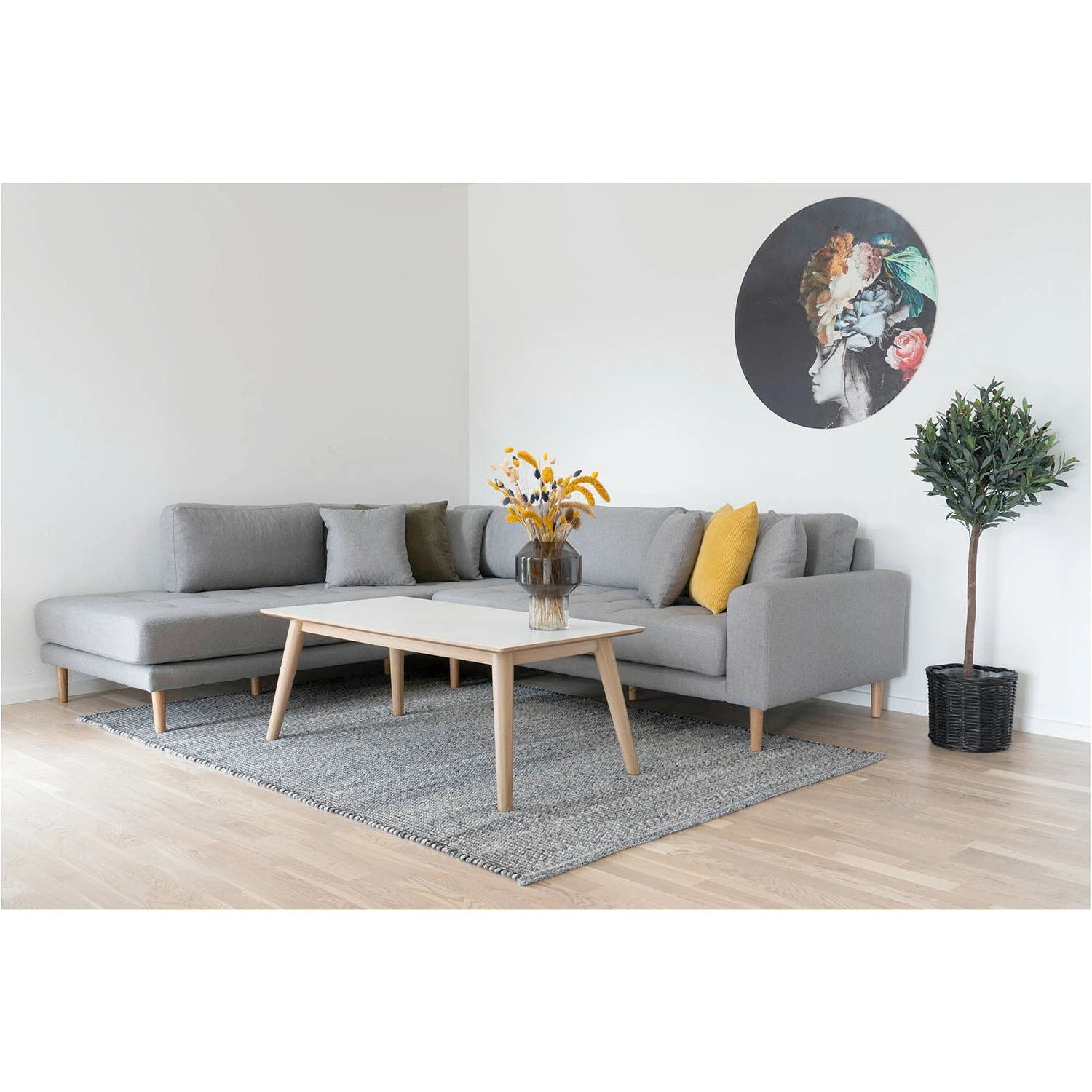 Red Living Ecksofa La Rose II - Webstoff - Ecke davorstehend links 2 Red Living Ecksofa La Rose II - Webstoff - Ecke davorstehend links – Bild 2