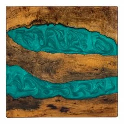 Wolf-Möbel Epoxidharz-Beistelltisch Tarnac - Harz / Metall - Grün -WOHNZIMMERMÖBEL Verkäufe 1000243171 220106 082312000049 DETAILS P000000001000243171