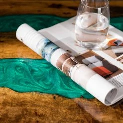 Wolf-Möbel Epoxidharz-Beistelltisch Tarnac - Harz / Metall - Grün -WOHNZIMMERMÖBEL Verkäufe 1000243171 220617 021 MOOD DETAILS P000000001000243171 mood