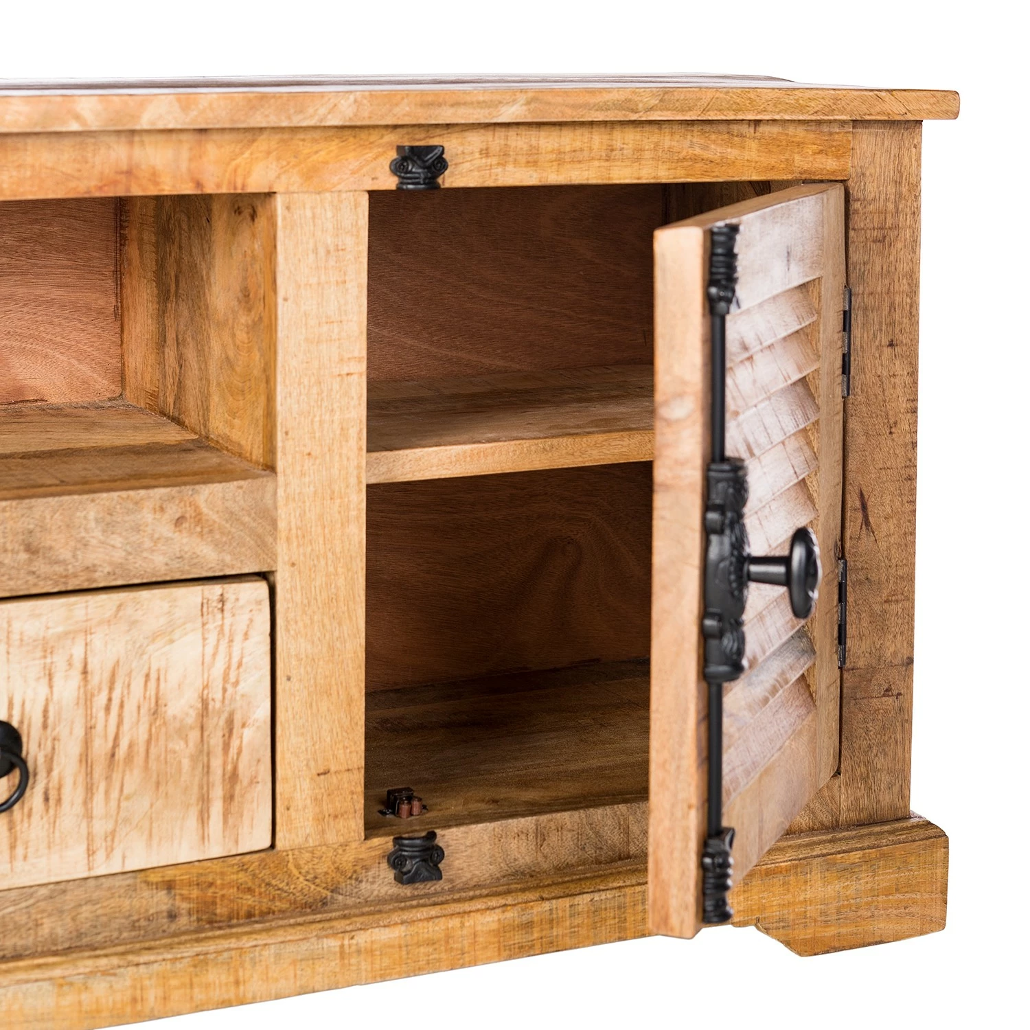 Wolf-Möbel TV-Lowboard Senille - Mango massiv 10 Wolf-Möbel TV-Lowboard Senille - Mango massiv – Bild 10