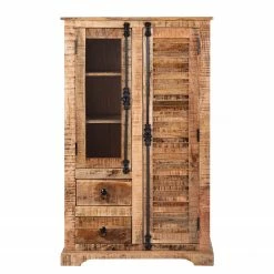 Wolf-Möbel Highboard Senille - Mango massiv -WOHNZIMMERMÖBEL Verkäufe 1000243201 220311 030 DETAILS P000000001000243201