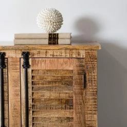 Wolf-Möbel Highboard Senille - Mango massiv -WOHNZIMMERMÖBEL Verkäufe 1000243201 220314 030 DETAILS P000000001000243201