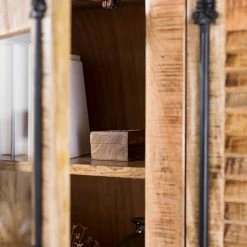 Wolf-Möbel Highboard Senille - Mango massiv -WOHNZIMMERMÖBEL Verkäufe 1000243201 220314 032 DETAILS P000000001000243201