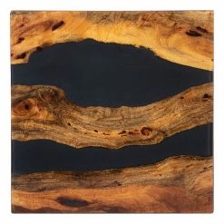 Wolf-Möbel Epoxidharz-Beistelltisch Tarnac - Harz / Metall - Grau -WOHNZIMMERMÖBEL Verkäufe 1000243202 220310 031 DETAILS P000000001000243202