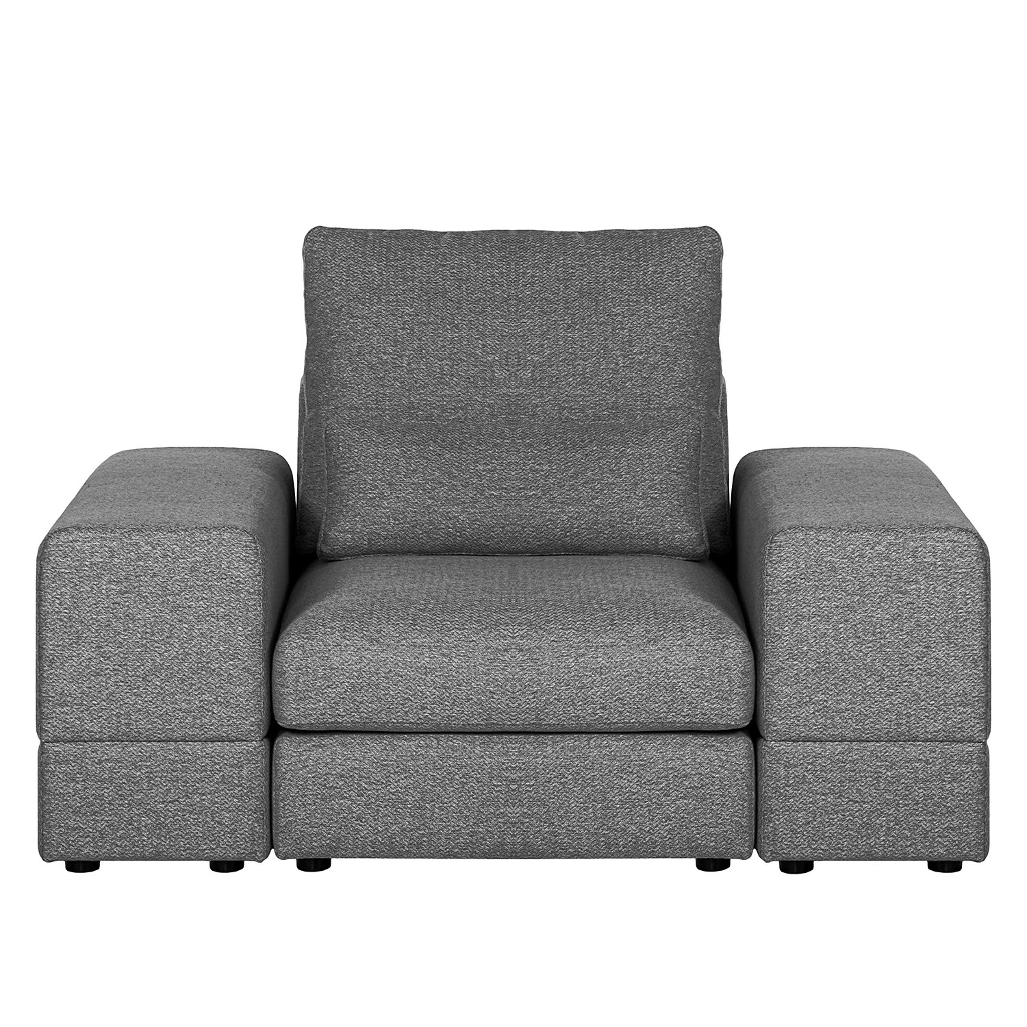 Fredriks XXL Sessel Gurat - Webstoff - Webstoff Sada: Anthrazit 2 Fredriks XXL Sessel Gurat - Webstoff - Webstoff Sada: Anthrazit – Bild 2