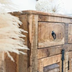 Wolf-Möbel Sideboard Senille - Mango massiv -WOHNZIMMERMÖBEL Verkäufe 1000243214 220311 032 DETAILS P000000001000243214