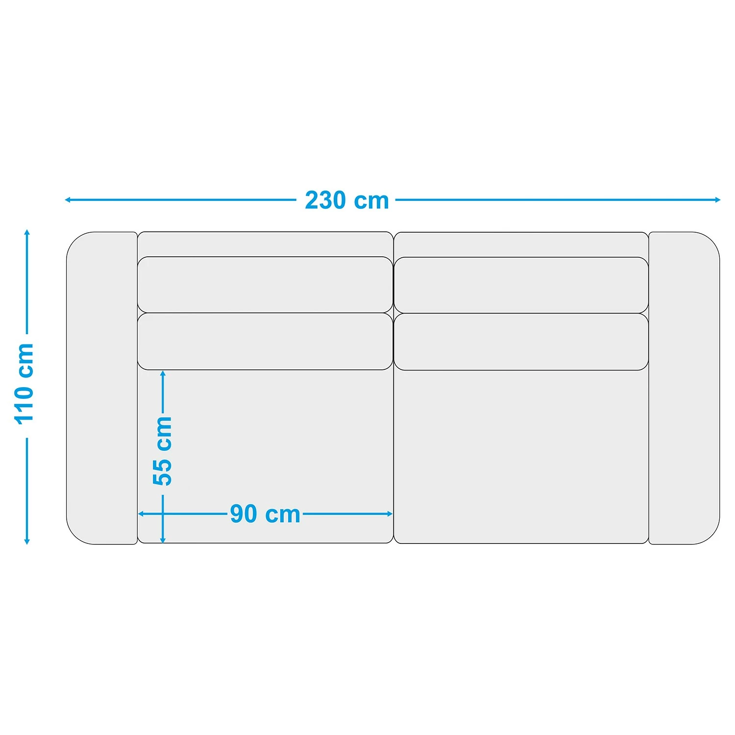Fredriks Sofa Grossa (3-Sitzer) - Samt - Samt Vaia: Antikgrün 10 Fredriks Sofa Grossa (3-Sitzer) - Samt - Samt Vaia: Antikgrün – Bild 10
