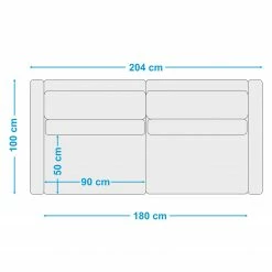 Fredriks Sofa Garlin (3-Sitzer) - Webstoff - Webstoff Sogol: Grün -WOHNZIMMERMÖBEL Verkäufe 1000243248 210330 18214300348 SKETCH DETAILS P000000001000243248 sketch