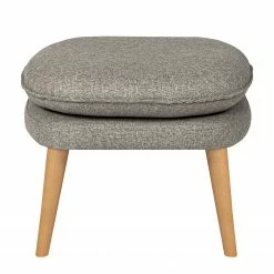 Fredriks Polsterhocker Farnay - Webstoff - Webstoff Sogol: Grau -WOHNZIMMERMÖBEL Verkäufe 1000243272 210330 18215400546 DETAILS P000000001000243272