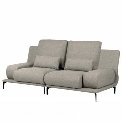 Fredriks Sofa Lirac (2,5 Sitzer) - Webstoff - Webstoff Sogol: Grau