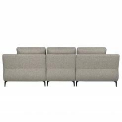 Fredriks Ecksofa Lirac - Webstoff - Webstoff Sogol: Grau - Longchair davorstehend rechts -WOHNZIMMERMÖBEL Verkäufe 1000243287 210330 18220600761 DETAILS P000000001000243287